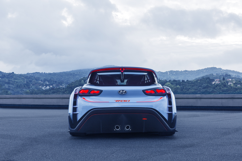Illustration for article titled Hyundai's Incredible 374 Horsepower RN30 Racing Concept Is The Hoon-Day We Need